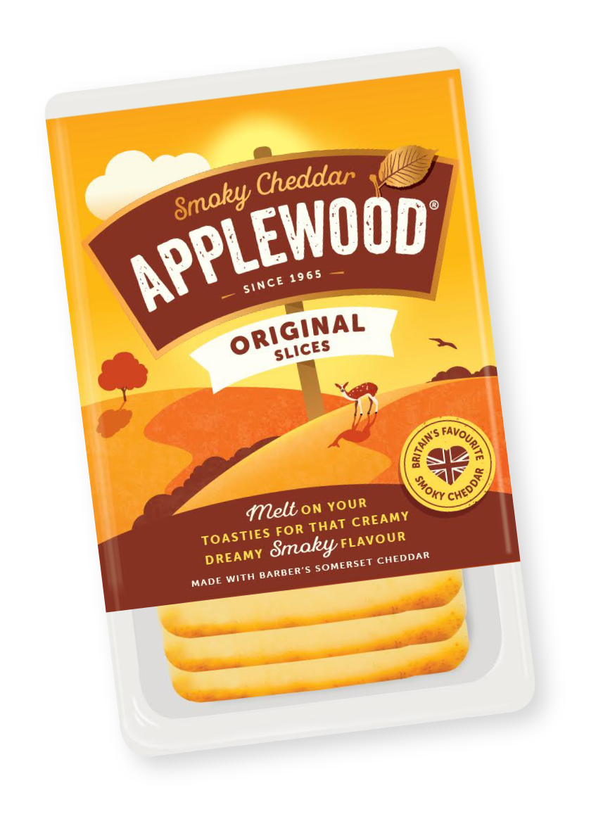 Chedder Applewood Smoked 1 Kilogram United Kingdom