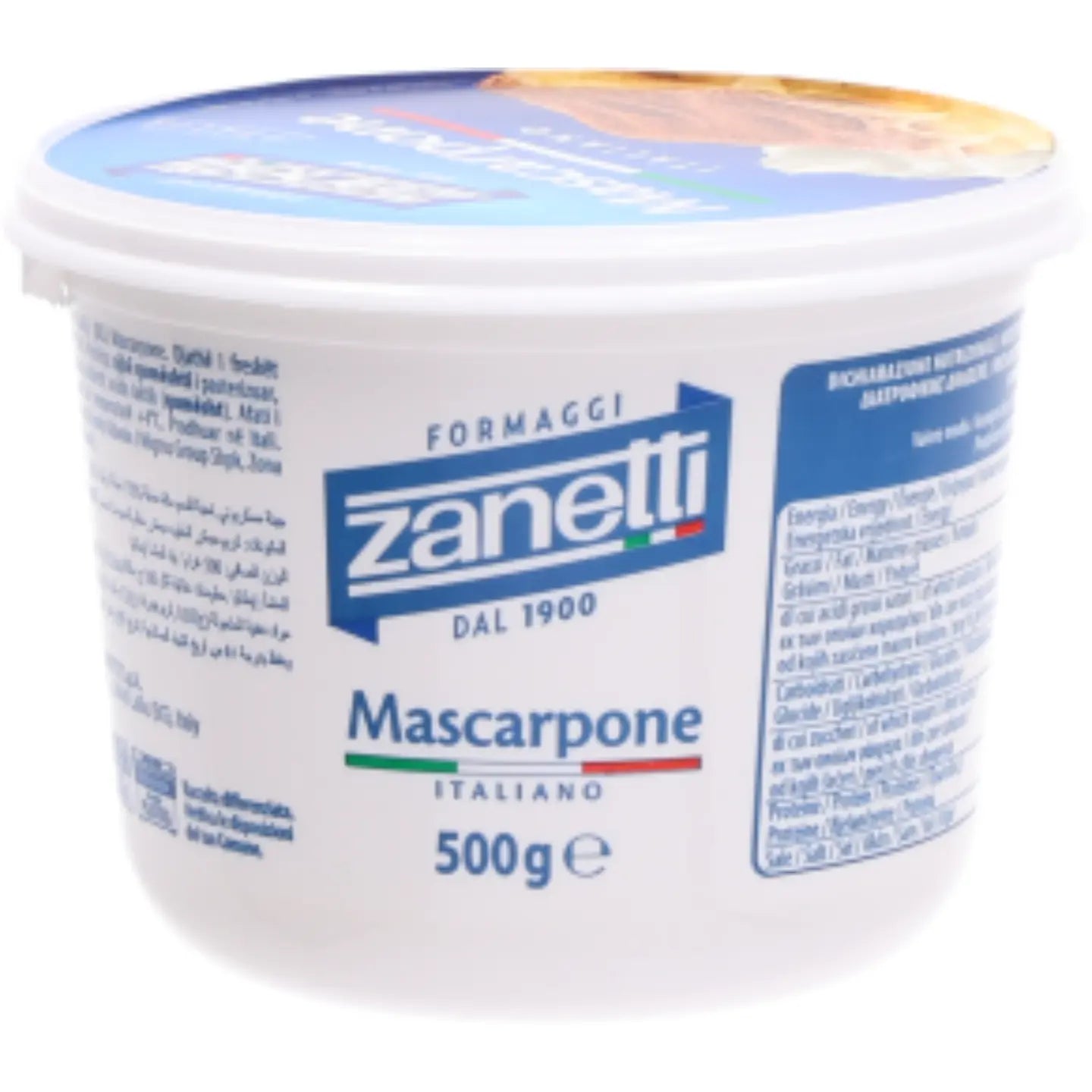 Mascarpone Zanetti , 500 GM Italy