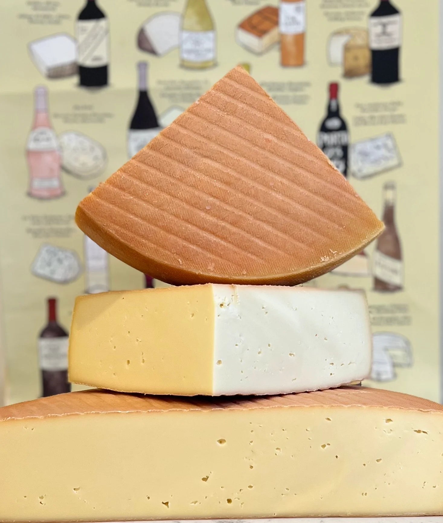 Raclette French Block 8 KG Approx. (Variable Weight) Kilogram  French