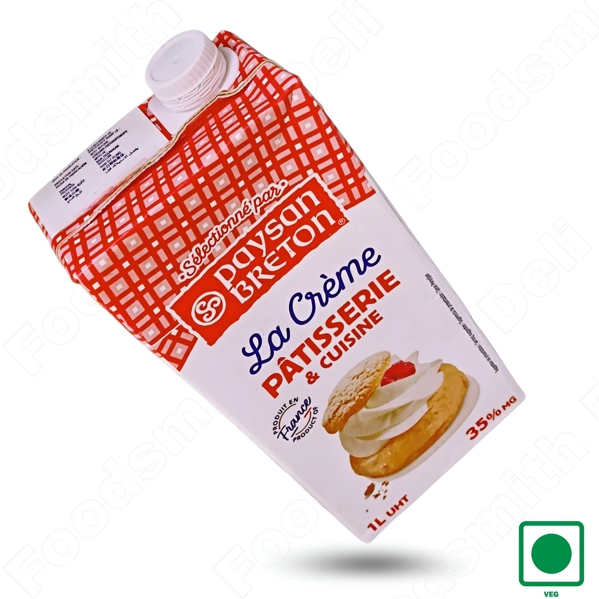 Whipping Cream Paysan Breton , 1 Ltr. French